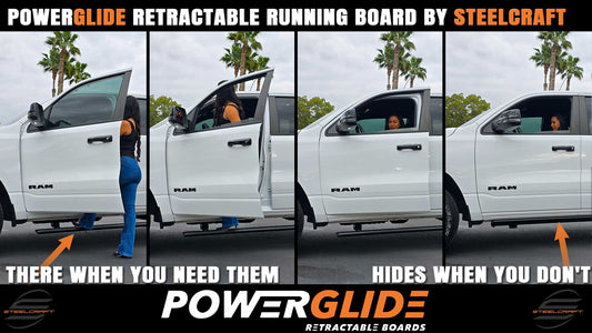Level Up Your Ram 1500 with Steelcraft PowerGlide™ Running Boards! (2019-2024)