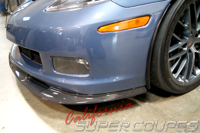 Front Splitter for Chevrolet Corvette C6, Z06, ZR1, and Grand Sport