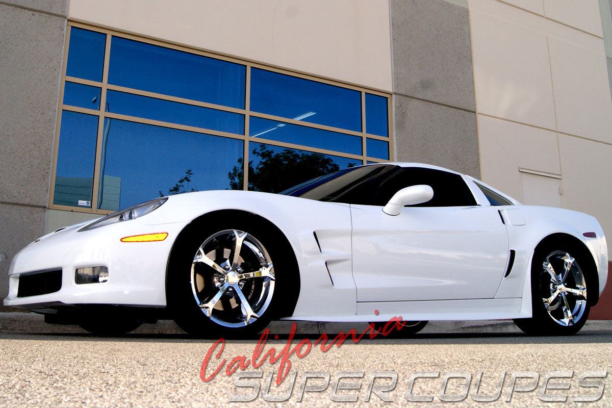 Front Fenders ZLR Super Wide ZR1 Style w/ Liners for Chevrolet Corvette C6