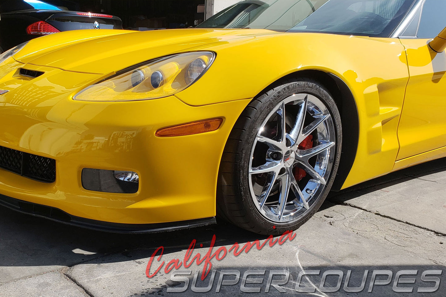 Front Fenders ZLR Wide ZR1 Style w/ Liners for Chevrolet Corvette C6