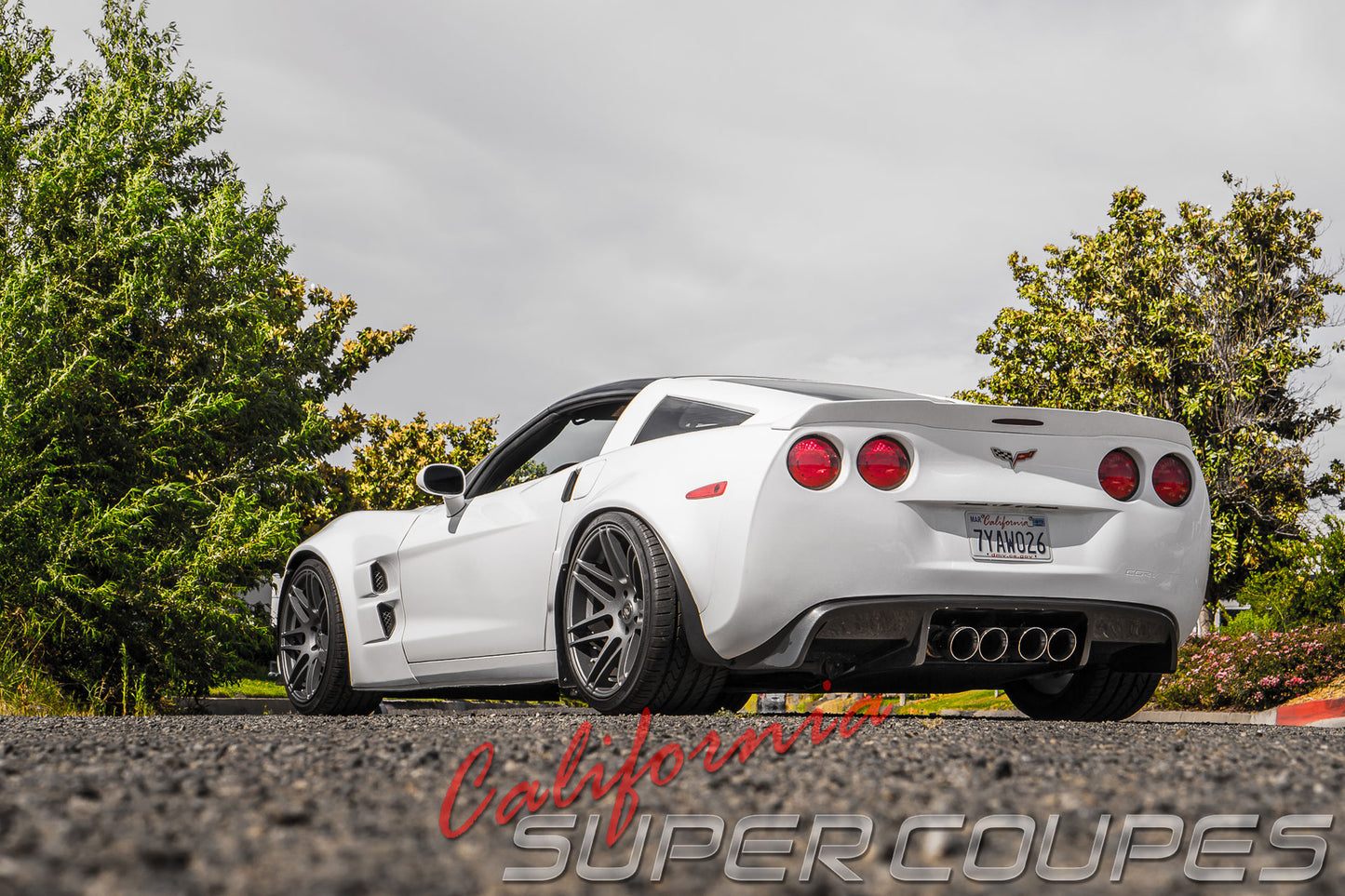 Rear Quarters ZLR Super Wide ZR1 Style for Chevrolet Corvette C6 Convertible