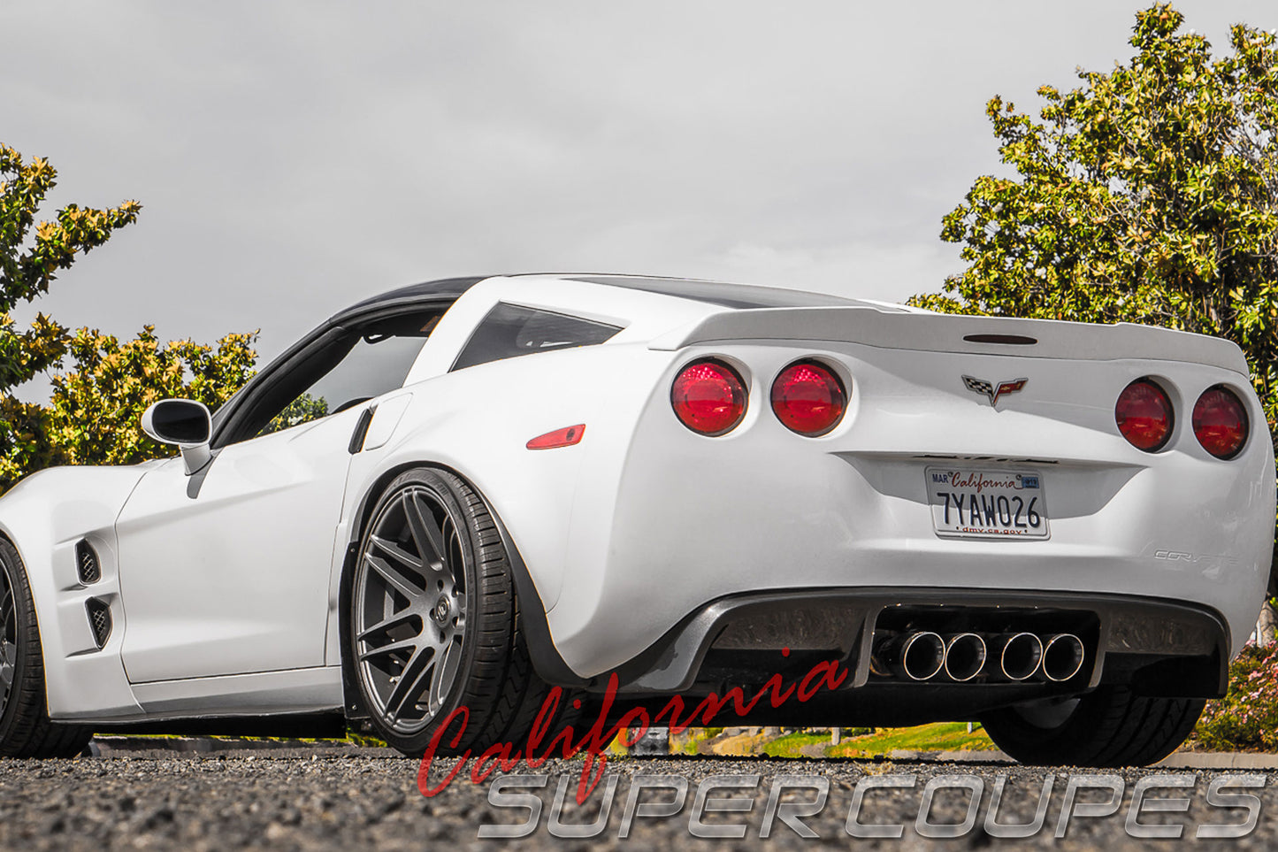 Rear Quarters ZLR Super Wide ZR1 Style for Chevrolet Corvette C6 Convertible