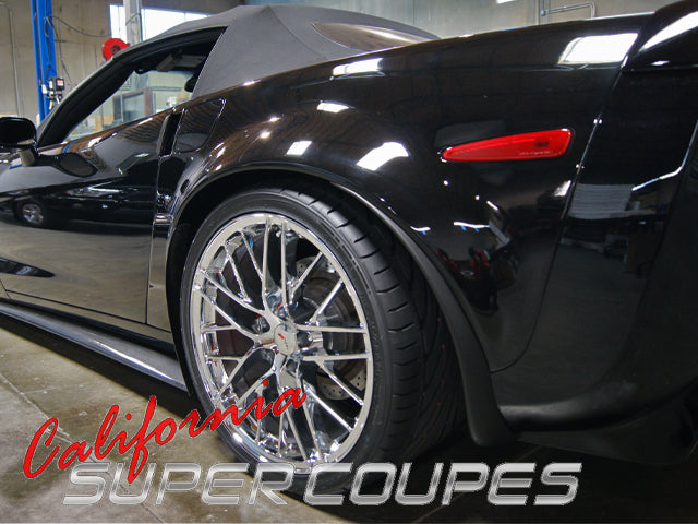 Rear Quarters ZLR Super Wide ZR1 Style for Chevrolet Corvette C6 Convertible