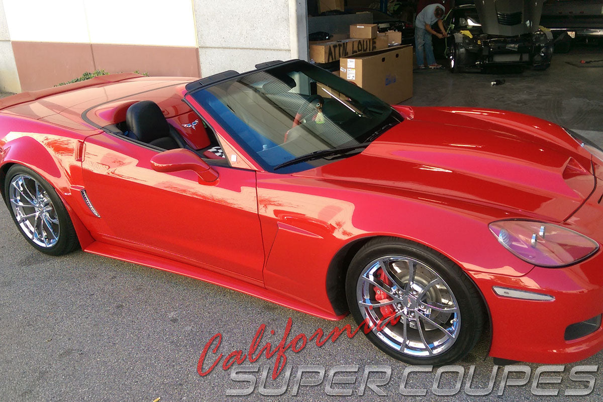 Rear Quarters ZLR Super Wide ZR1 Style for Chevrolet Corvette C6 Convertible