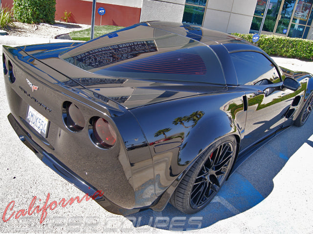 Rear Quarters ZLR Super Wide ZR1 Style for Chevrolet Corvette C6 Convertible
