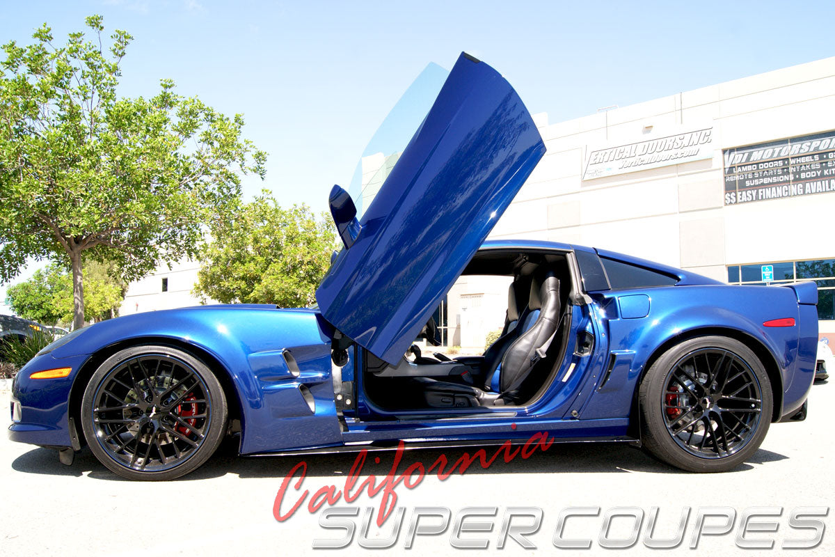 Rear Quarters ZLR Super Wide ZR1 Style for Chevrolet Corvette C6 Convertible