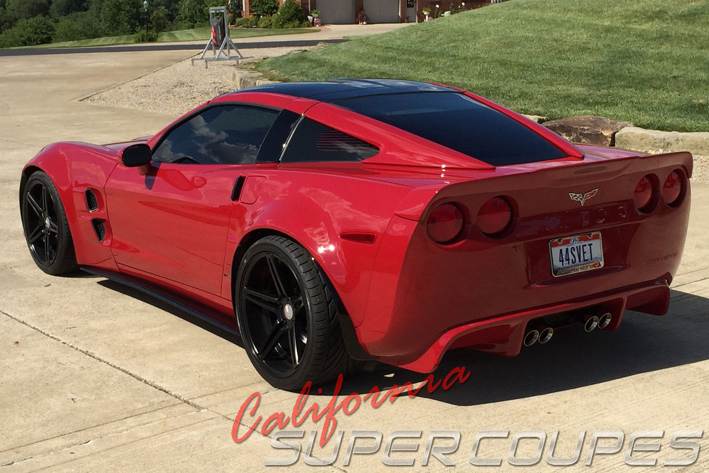 Rear Quarters ZLR Super Wide ZR1 Style for Chevrolet Corvette C6 Convertible