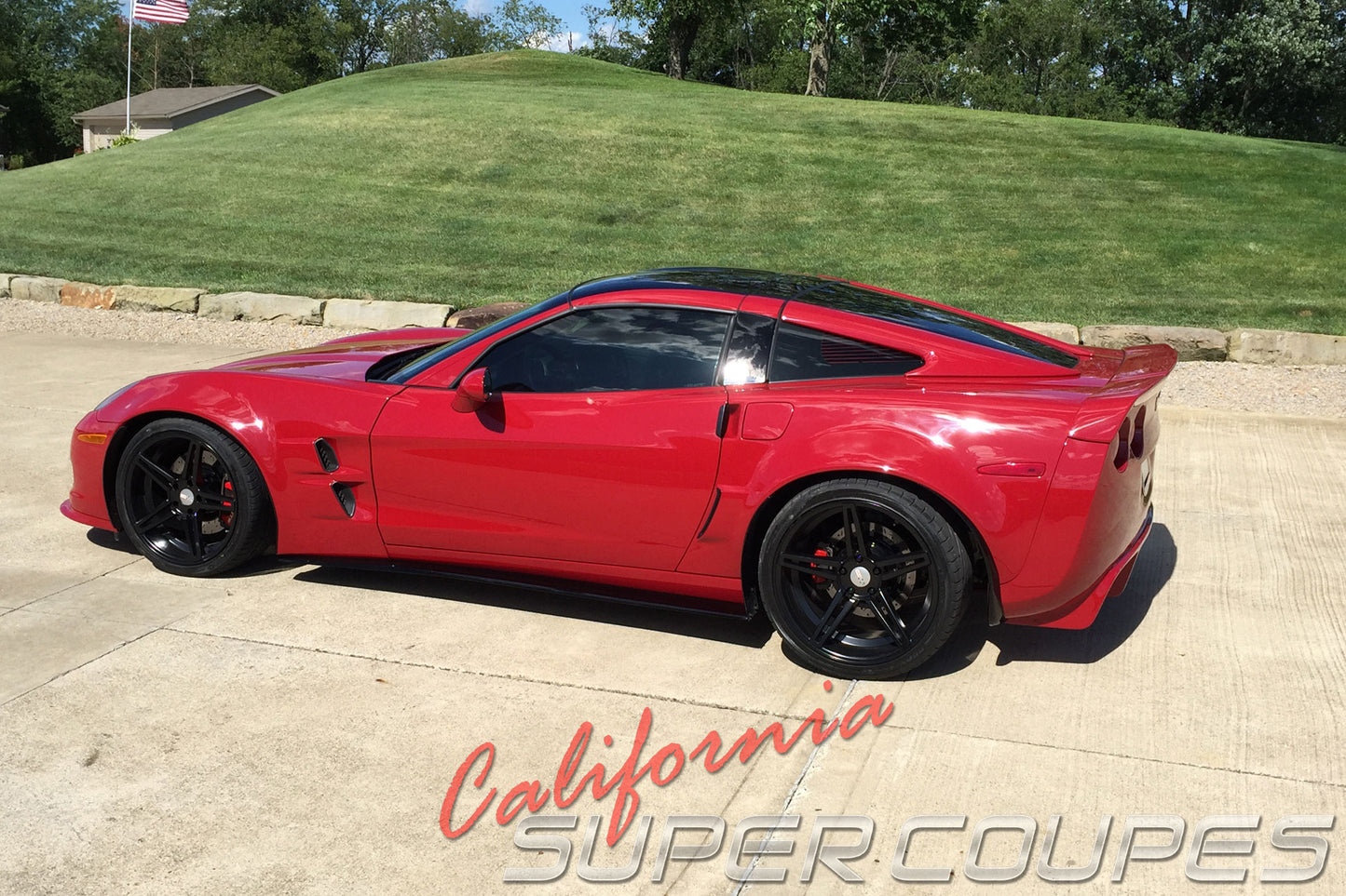 Rear Quarters ZLR Super Wide ZR1 Style for Chevrolet Corvette C6 Convertible