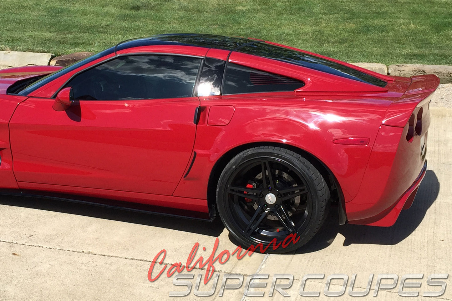 Rear Quarters ZLR Super Wide ZR1 Style for Chevrolet Corvette C6 Convertible