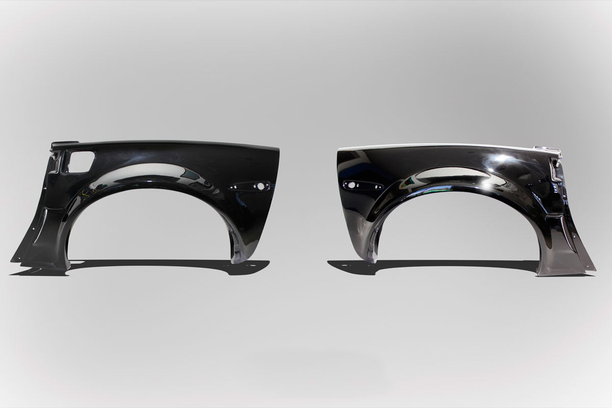 Rear Quarters ZLR Super Wide ZR1 Style for Chevrolet Corvette C6 Convertible