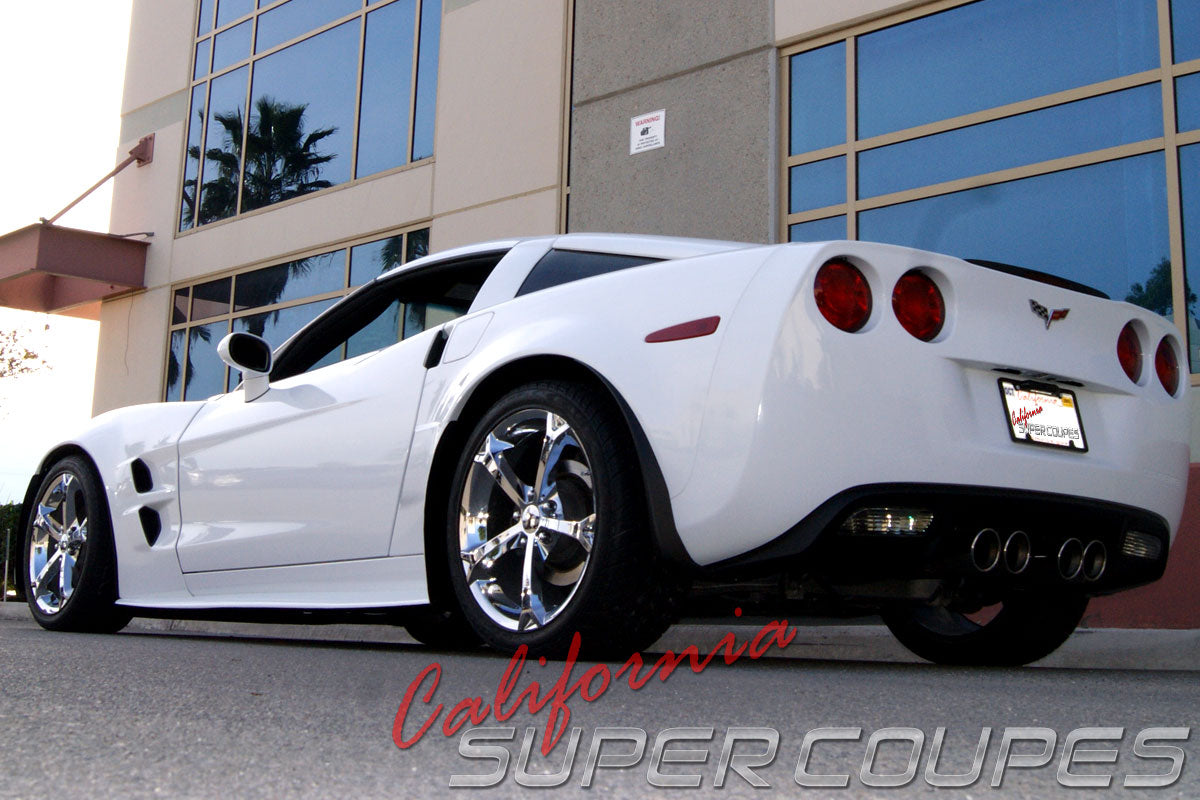 Rear Quarters ZLR Super Wide ZR1 Style for Chevrolet Corvette C6 Convertible