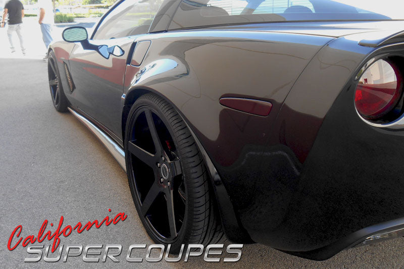 Side Skirts Wide Style for Chevrolet Corvette C6 Z06, ZR1, Grand Sport, and Wide Body