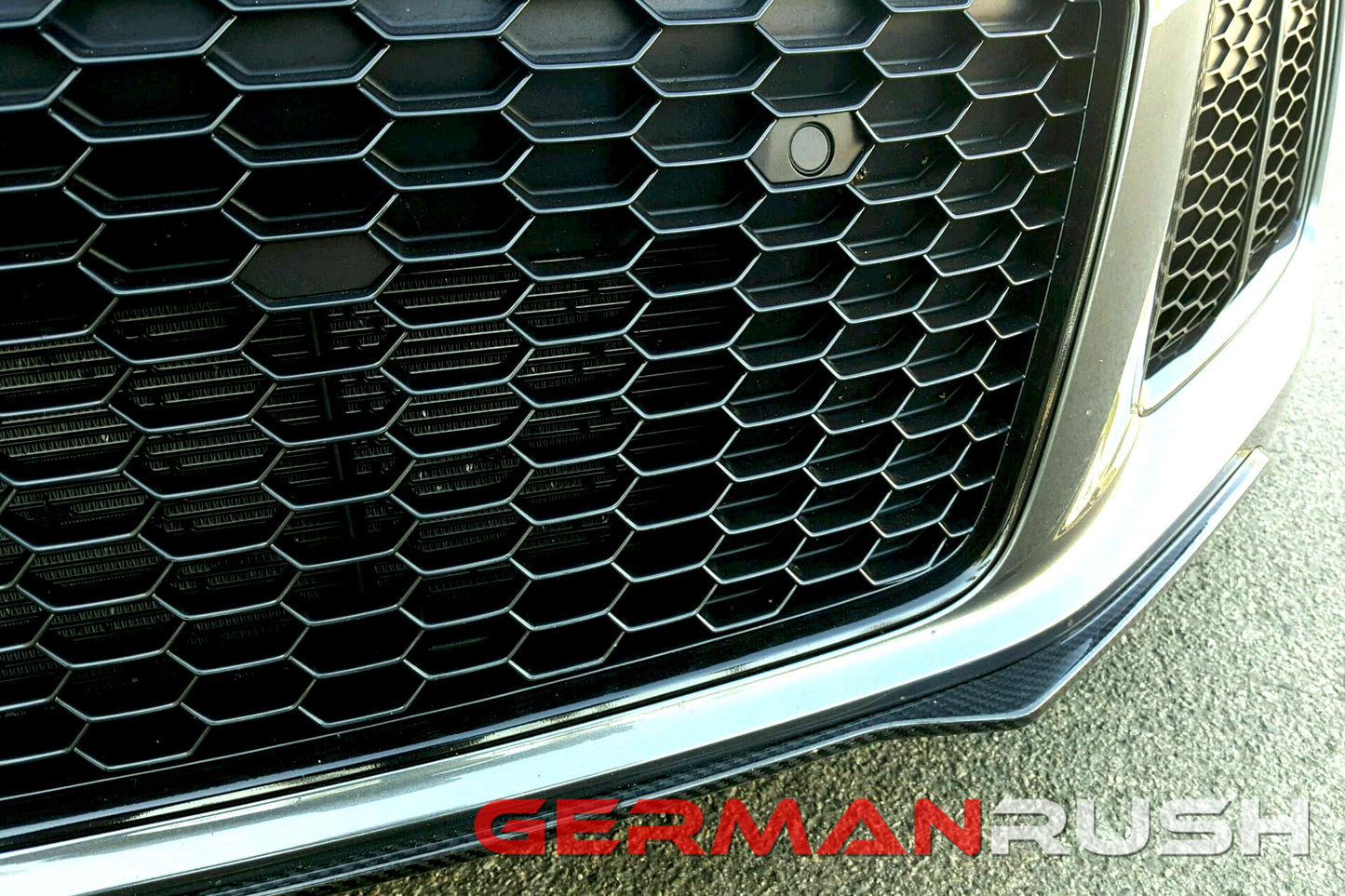 Front Splitter for Audi R8 2016-2018 in Carbon Fiber or Fiberglass