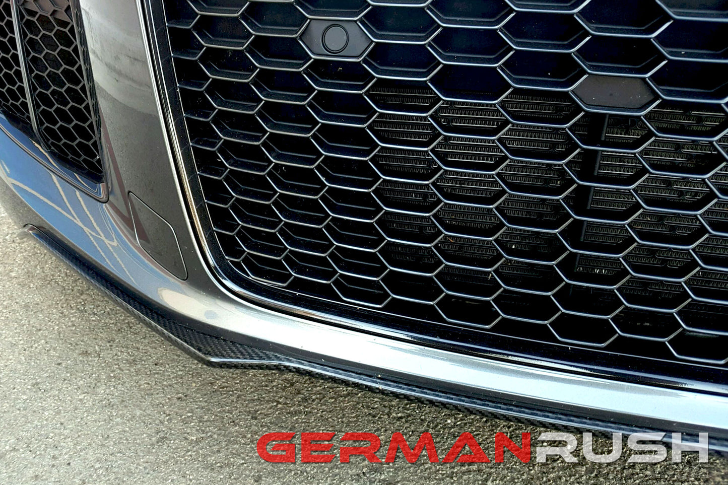 Front Splitter for Audi R8 2016-2018 in Carbon Fiber or Fiberglass