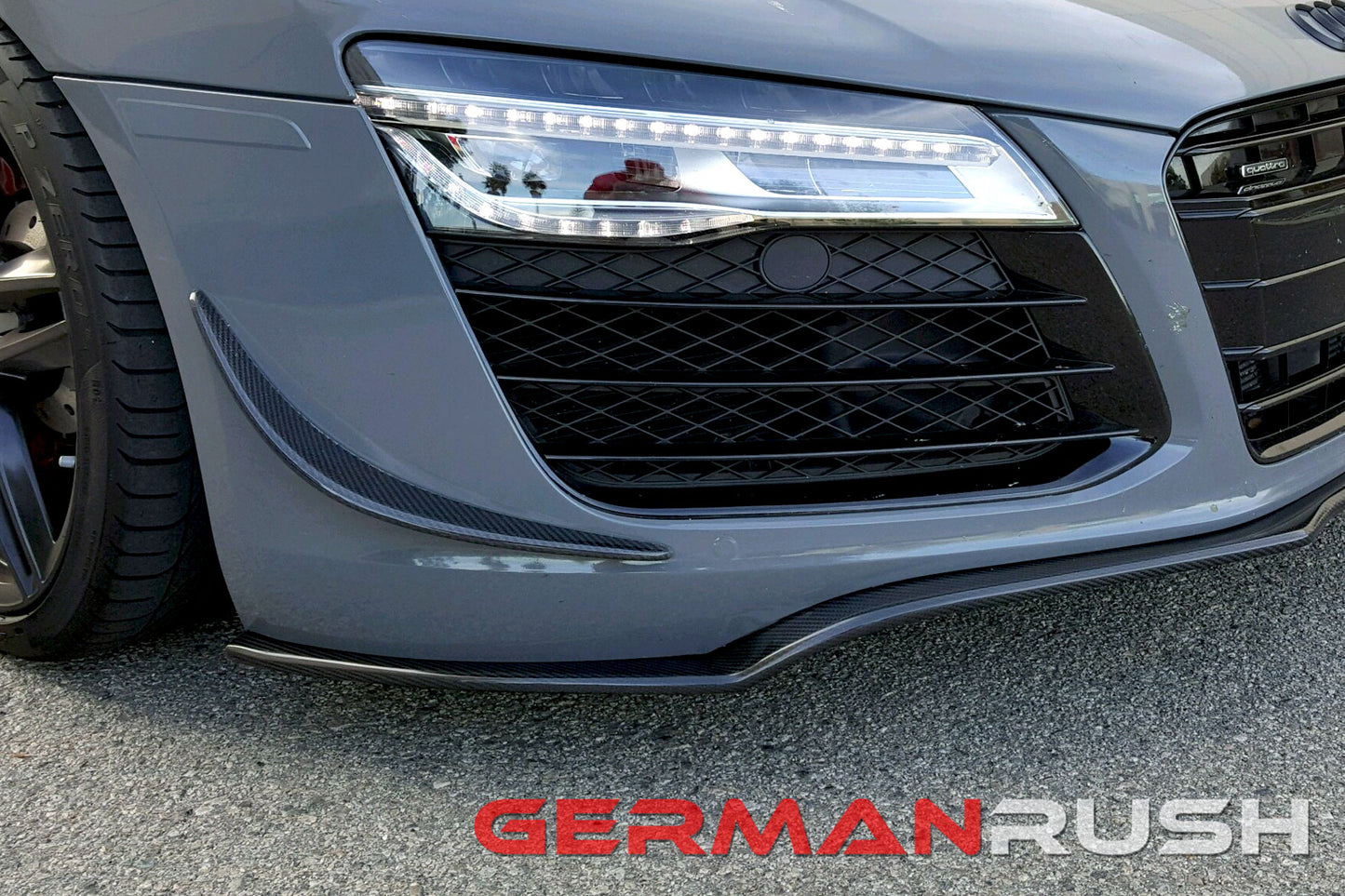 Winglets in Carbon Fiber for Audi R8 2007-2015