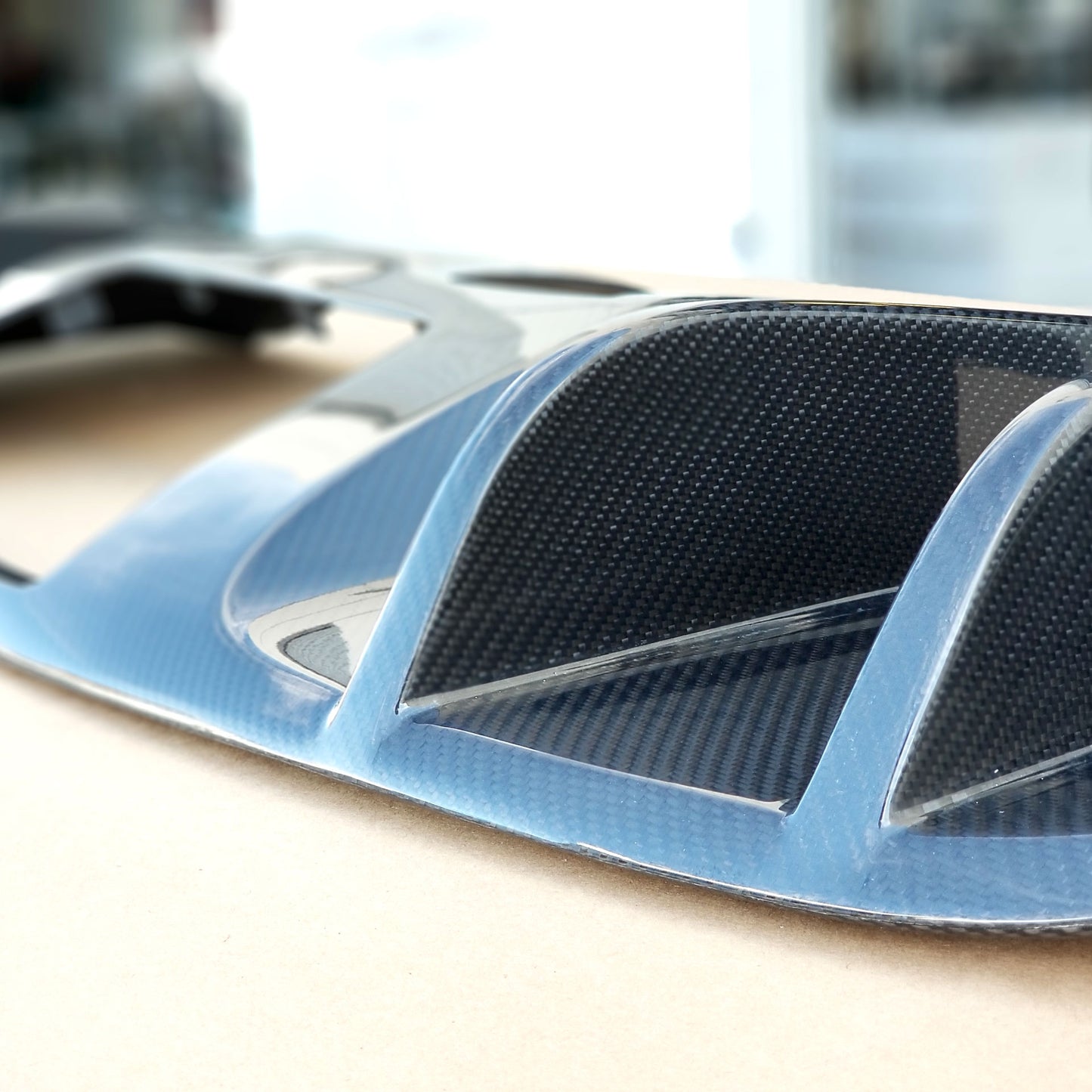Rear Diffuser V10 Style for Audi R8 2009-2012 in Carbon Fiber or Fiberglass