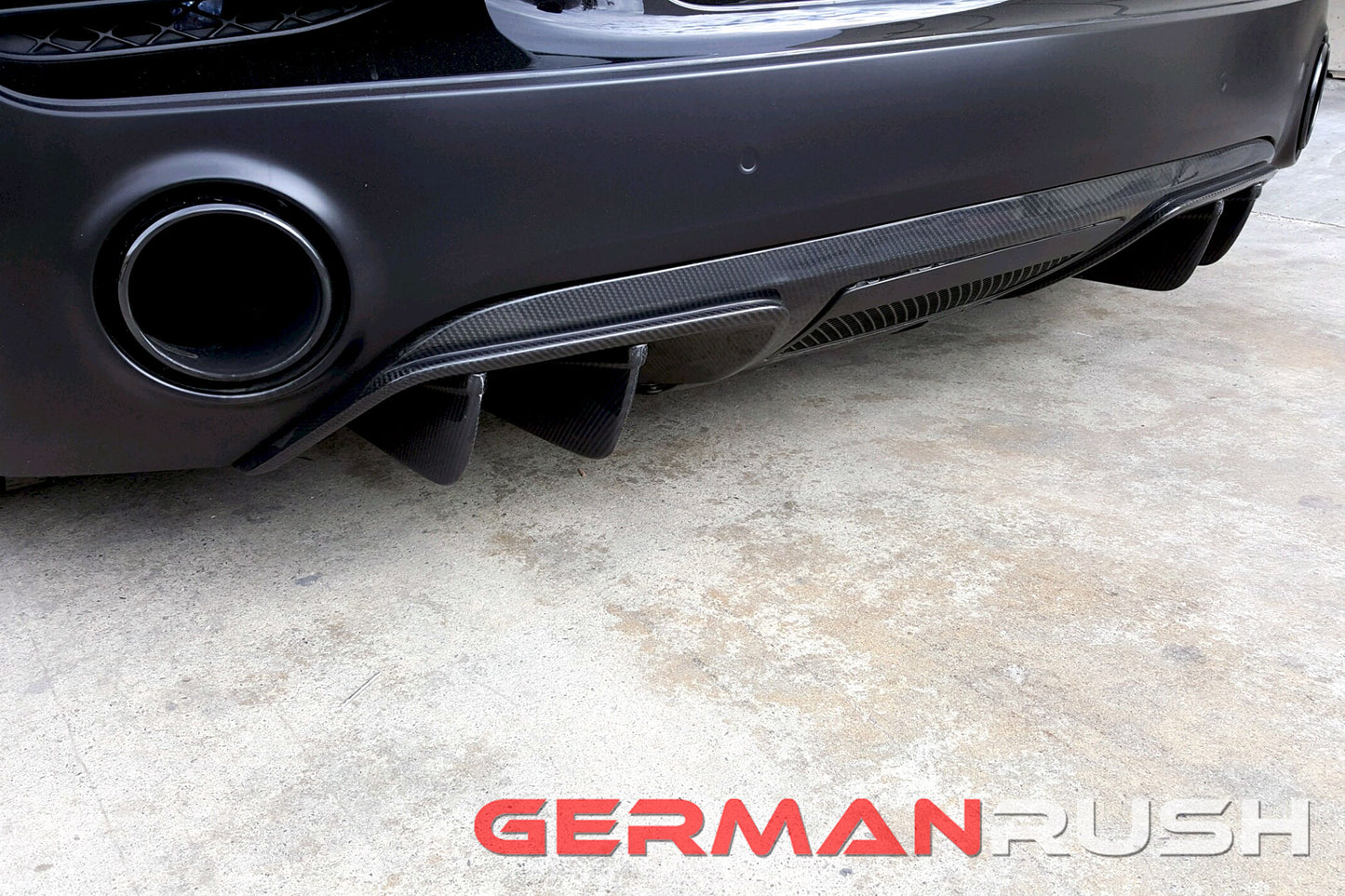 Rear Diffuser V10 Style for Audi R8 Face Lift 2013-2015 in Carbon Fiber or Fiberglass