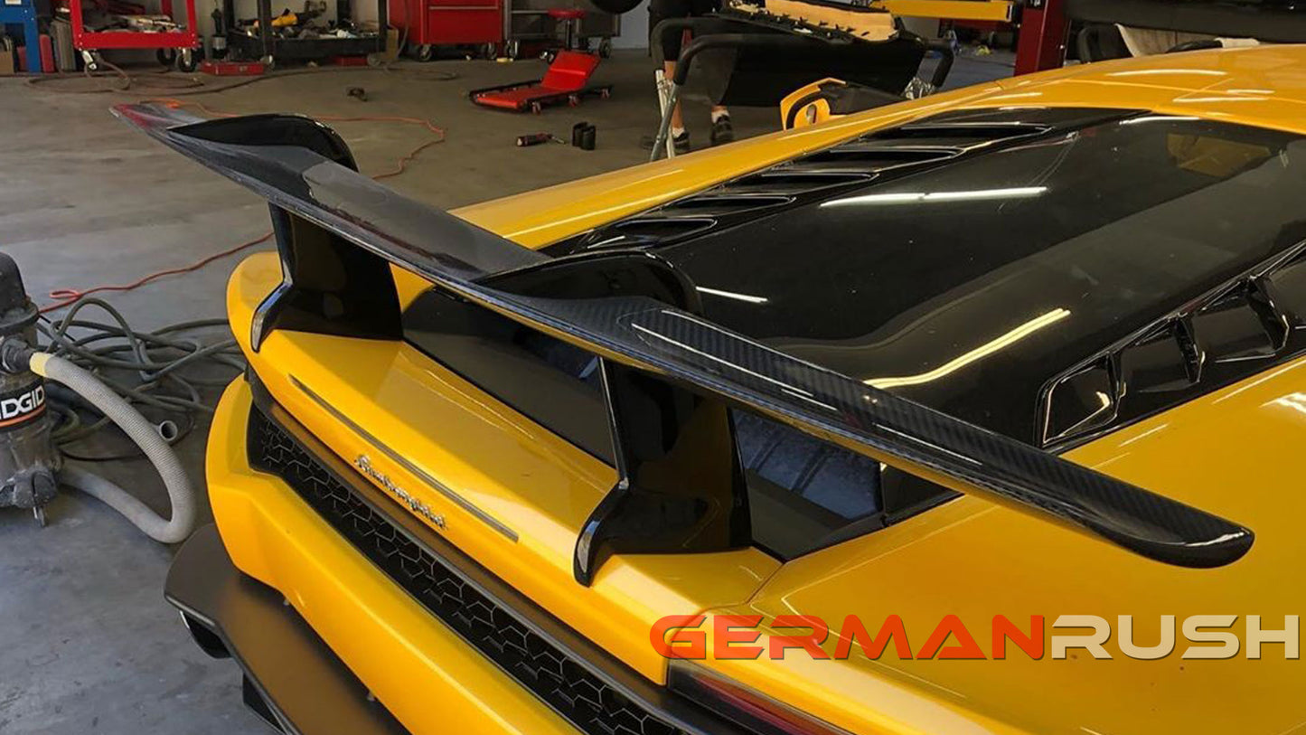 Performance Rear Spoiler (base model) Carbon Fiber Lamborghini Huracan 14-19