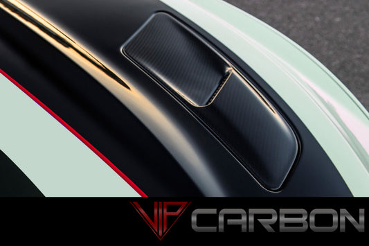 Carbon Fiber GT Hood Scoops Ford Mustang 2015-2018 by VIP