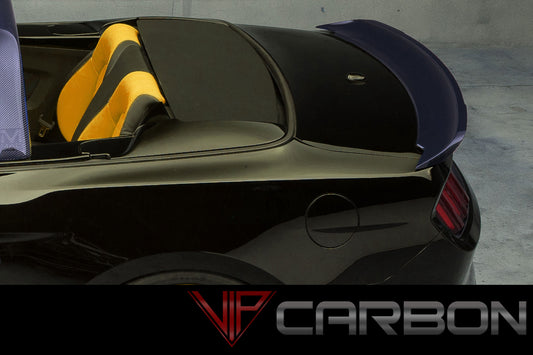 Carbon Fiber GT Rear Spoiler Convertible Ford Mustang 2015-2018 by VIP