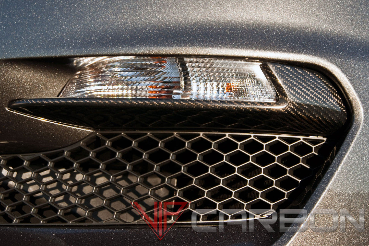 Carbon Fiber GT350 Marker Bezels Ford Mustang Shelby 2015-2018 by California Super Coupes