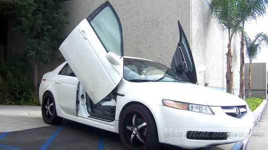 Acura TL 2004-2008 4DR Vertical Lambo Door Conversion Kit by Vertical Doors Inc.,  VDCATL0408, Acura TL lambo doors, Acura TL vertical doors, Acura TL door conversion, Acura TL scissor doors, Acura TL butterfly doors, Acura TL wing doors, lambo doors, vertical doors, door conversion, scissor doors, butterfly doors, wing doors,