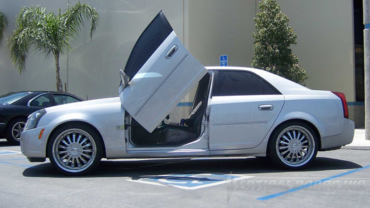 VDCCADCTS0207 Cadillac CTS Sedan 4dr 2002-2007 featuring Door conversion kit by Vertical Doors, Inc. AKA Lambo Doors" #cadillac #cadi #cts #cadillaccts #verticaldoorsgang #LamboDoors #VerticalDoors #luxury #doorconversion #sedan