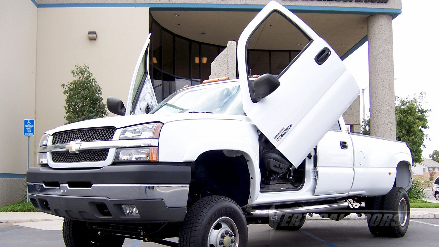 VDCCHEVY-GMC9906 Chevrolet Full Size Truck 1999-2006 Door conversion kit by Vertical Doors, Inc. AKA Lambo Doors #verticaldoorsgang #VerticalDoorsInc #LamboDoors #VerticalDoors #chevy #gmc #truck #chevytruck #gmctruck #fulllsize