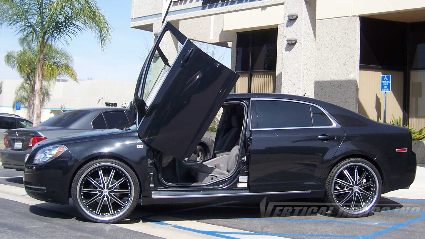 Chevrolet Malibu 2008-2012 4DR Vertical Lambo Door Conversion Kit by Vertical Doors Inc. VDCCHEVYMALIBU0810 #chevymalibu #chevy #chevrolet #chevroletmalibu #malibu #VerticalDoorsInc #verticaldoorgang #LamboDoors #VerticalDoors