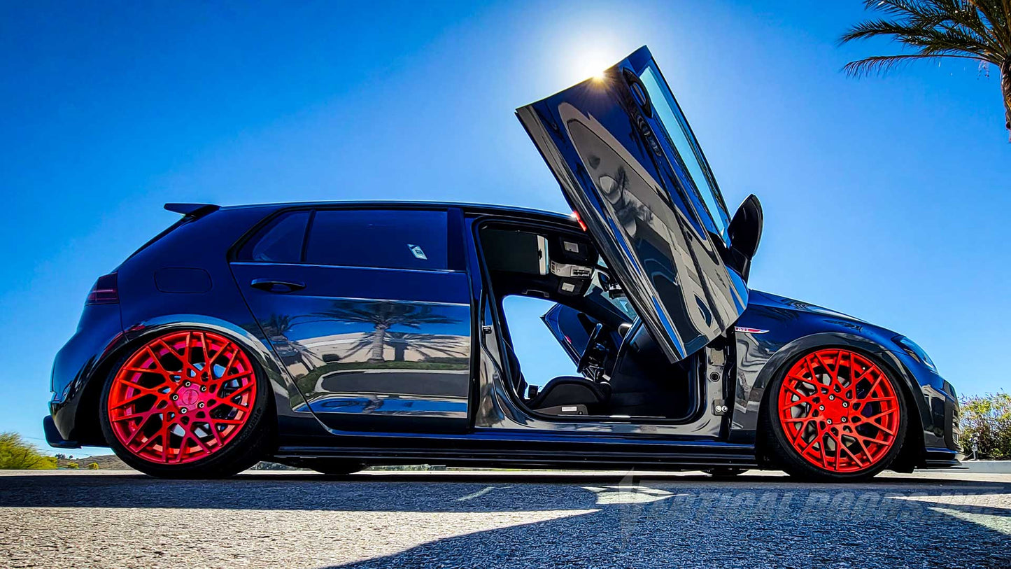 Volkswagen Golf 2016-2021 Vertical Lambo Doors Kit VDCVOLKGOLF21