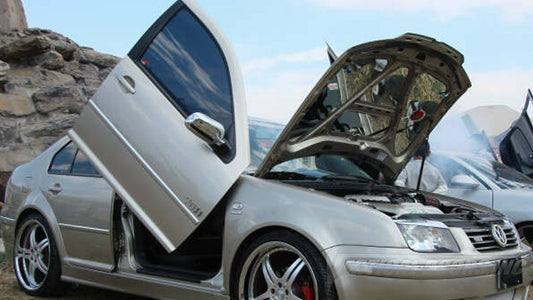 VDCVOLKJETTA9198 Volkswagen Jetta 1991-1998 Vertical Lambo Door Conversion Kit by Vertical Doors Inc. #mk #jetta #volkswagen #vw #jettamk #vwjetta #volkswagenjetta #jettasociety