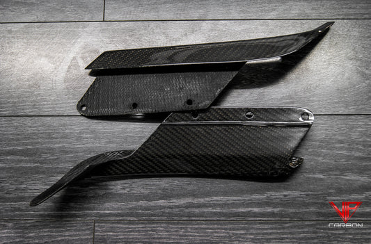 Brake Duct Scoops Z06 Style Carbon Fiber for Chevrolet Corvette C7 2014-2019