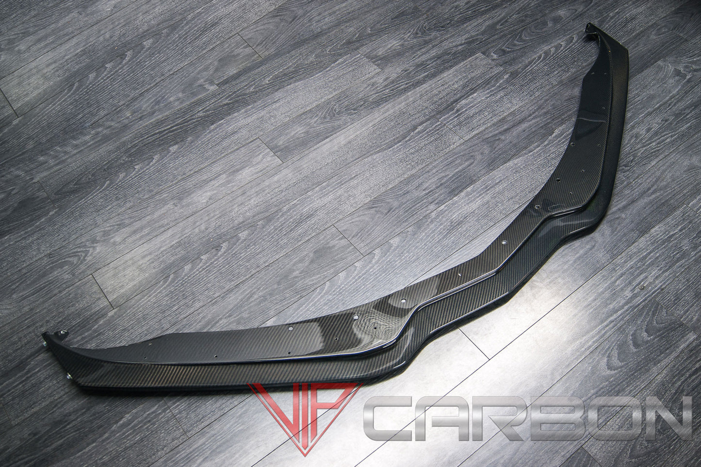 Front Splitter and Canards 3 pcs Z06 Style Carbon Fiber for Chevrolet Corvette C7 2014-2019