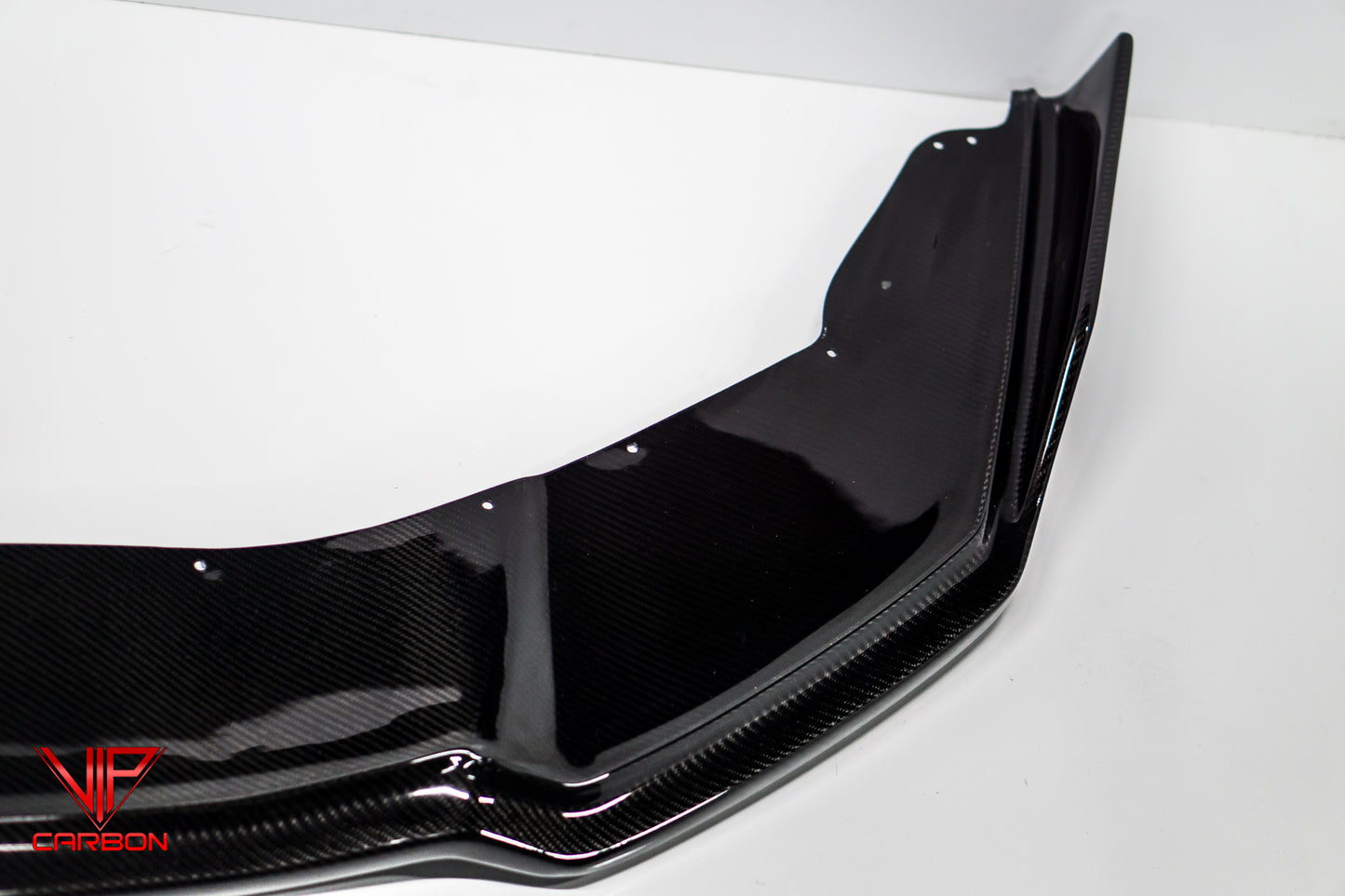 610-4 FRONT SPLITTER (16 SCREWS) CARBON FIBER LAMBORGHINI HURACAN 14-19