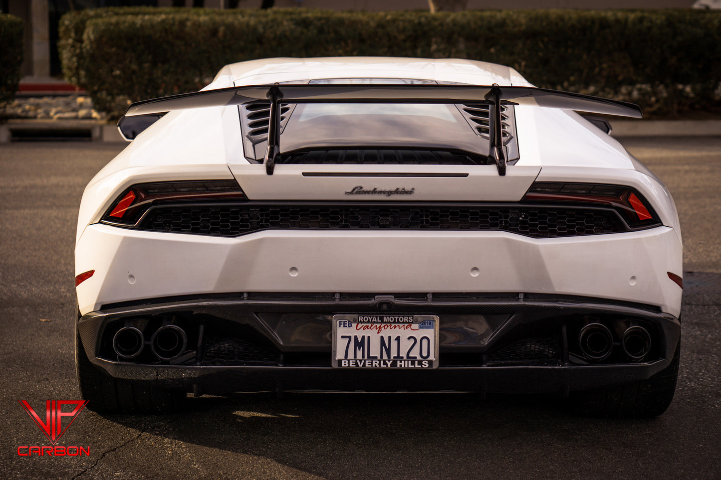 Performance Rear Spoiler (base model) Carbon Fiber Lamborghini Huracan 14-19