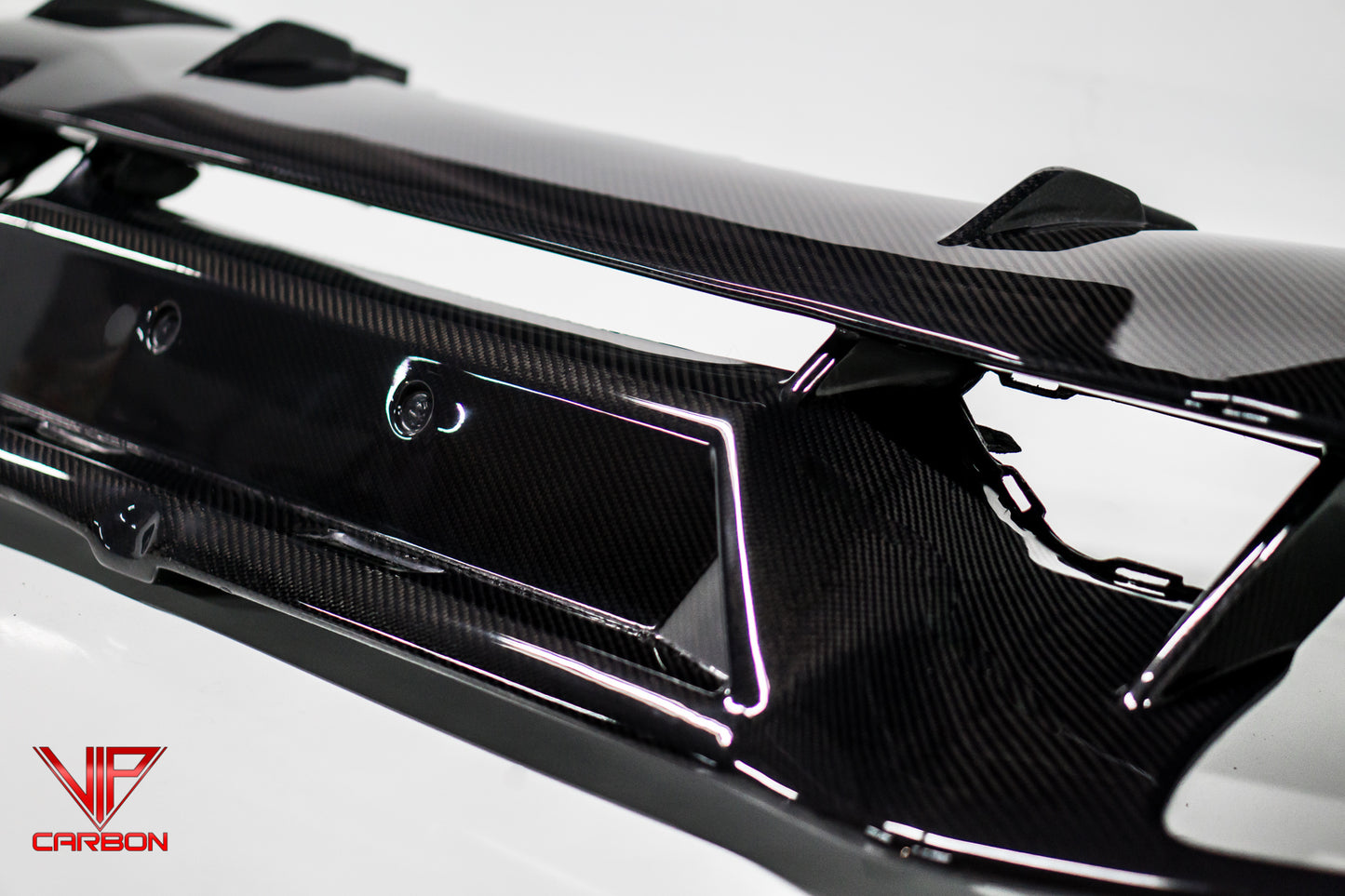 Rear Bumper Carbon Fiber Lamborghini Huracan 14-19