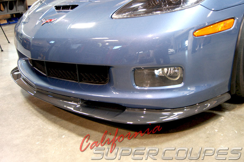 Front Splitter for Chevrolet Corvette C6, Z06, ZR1, and Grand Sport