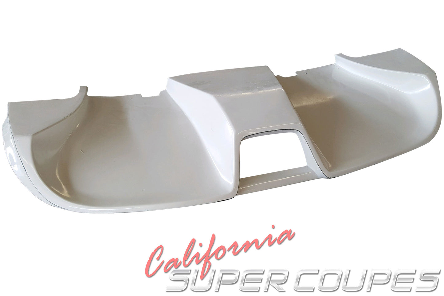 Fiberglass Diffuser Exhaust V1 ( for 2 Tips) for Chevrolet Corvette C6