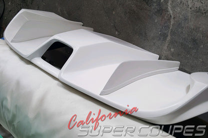Fiberglass Diffuser Exhaust V1 ( for 2 Tips) for Chevrolet Corvette C6