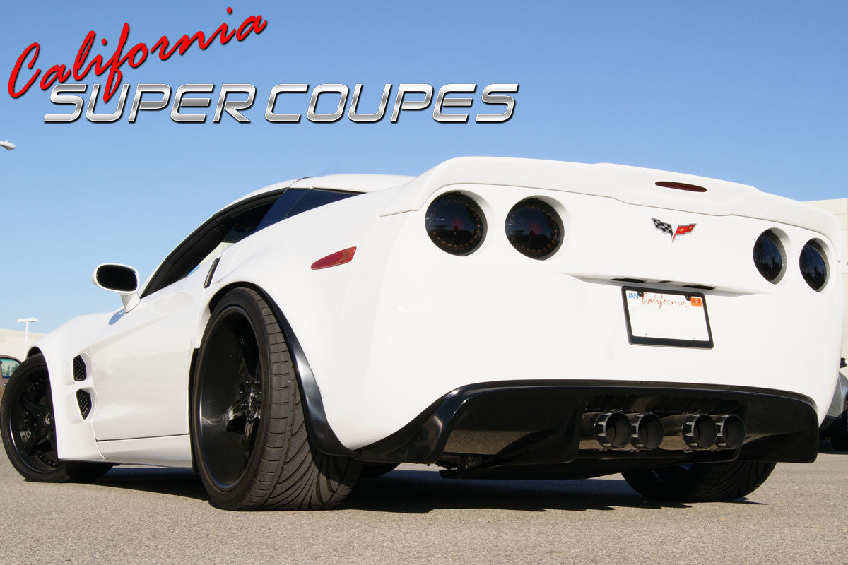 Exhaust Diffuser V2 (Use with stock 4 Exhaust Tips) for Chevrolet Corvette C6