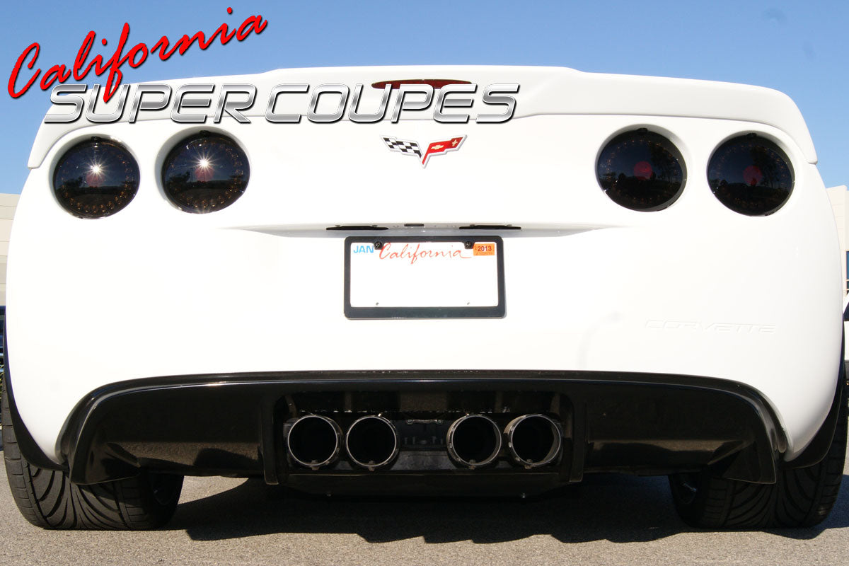 Exhaust Diffuser V2 (Use with stock 4 Exhaust Tips) for Chevrolet Corvette C6