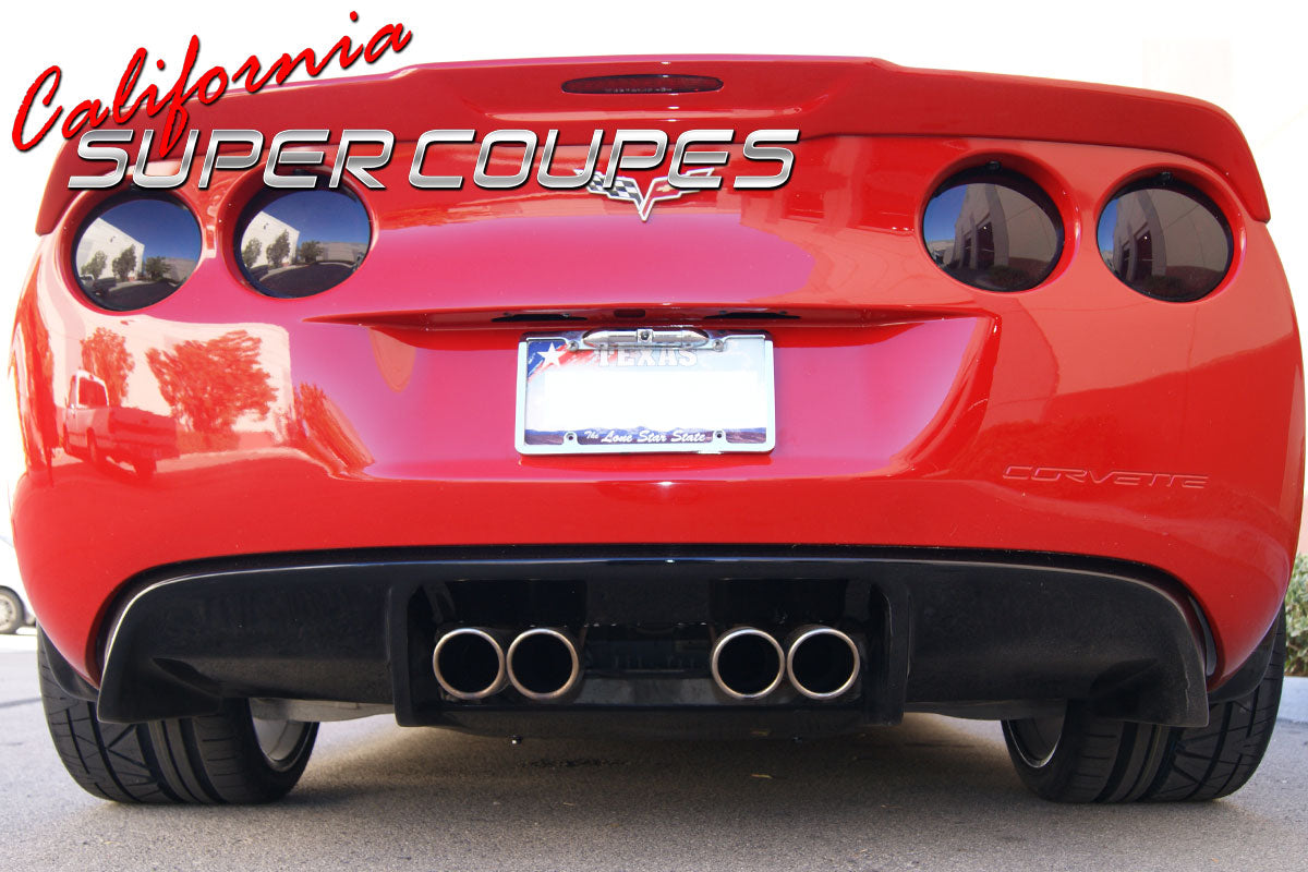 Exhaust Diffuser V2 (Use with stock 4 Exhaust Tips) for Chevrolet Corvette C6