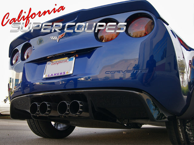 Exhaust Diffuser V2 (Use with stock 4 Exhaust Tips) for Chevrolet Corvette C6