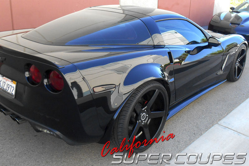 Rear Quarters ZLR Super Wide ZR1 Style for Chevrolet Corvette C6 Coupe