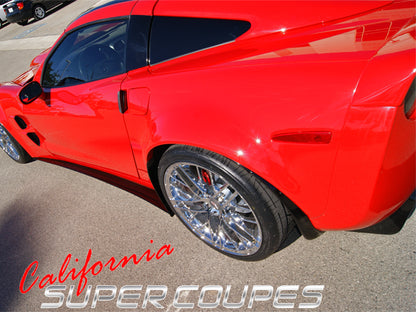 Rear Quarters ZLR Super Wide ZR1 Style for Chevrolet Corvette C6 Coupe