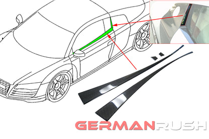 Door Trim in Carbon Fiber for the Audi R8 Coupe
