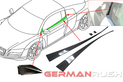 Door Trim in Carbon Fiber for the Audi R8 Coupe