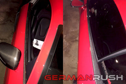 Door Trim in Carbon Fiber for the Audi R8 Coupe