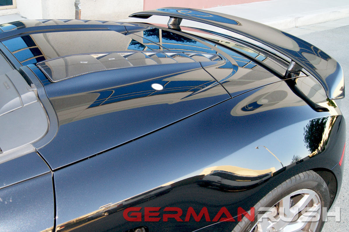Wing GT Style for Audi R8 2007-2015 in Carbon Fiber or Fiberglass