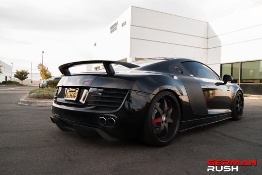 2ndgen Style HI Spoiler for Audi R8 2007-2015 in Carbon Fiber or Fiberglass for the coupe and spyder